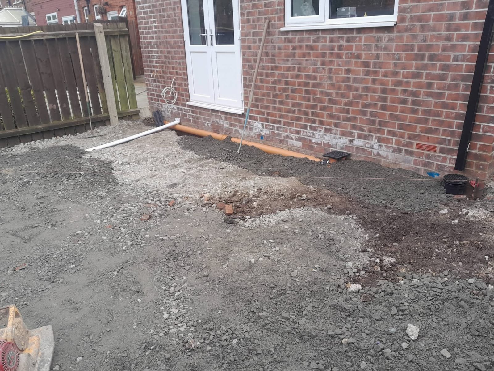 Driveway after transformation